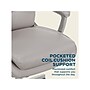 Thomasville Furniture Josephine Ergonomic Bonded Leather Swivel Manager Chair, Gray (60071-LGRY)~#|#~BD033895-854A-484D-A74A36F04088A94F_sc7