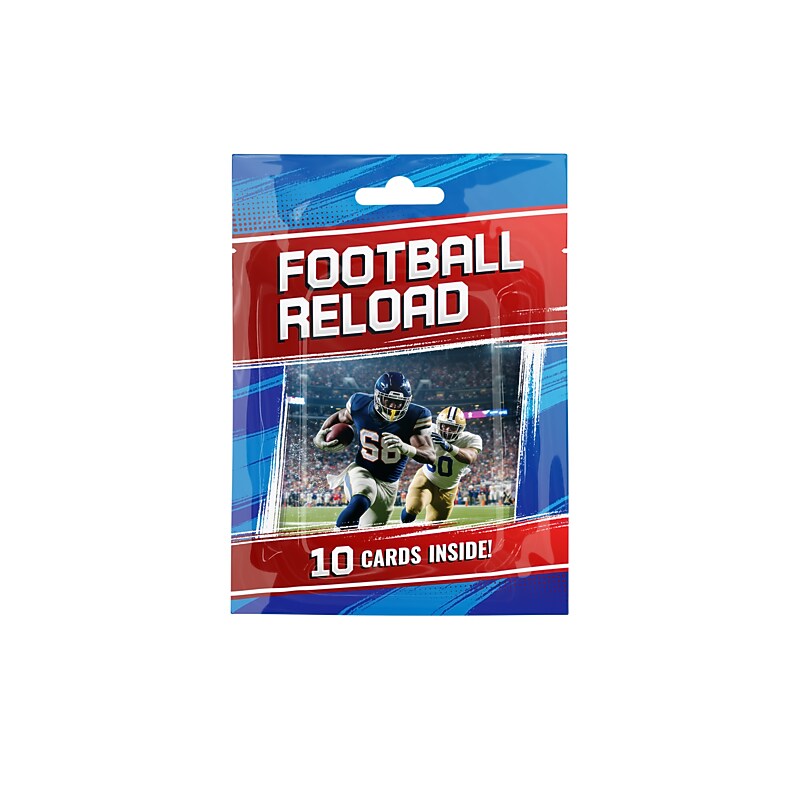 Wayne Global, LLC Football Reload Pack Playing Cards, 10 Cards/Pack (WG7082025075) image 1