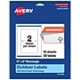 Avery Waterproof Rectangle Laser Multipurpose Labels, 4" x 6", White, 20/Pack (19479399392)~#|#~BD09901D-D5CB-4848-887C64FC7CD9F371_sc7