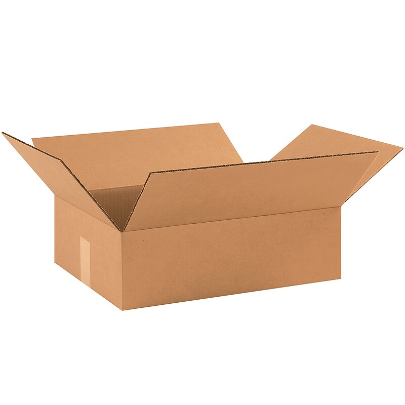 17.5" x 12" x 3" Shipping Boxes, 32 ECT, 25/Bundle (17123) image 1
