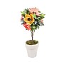 National Tree Company 12" Multicolor Spring Floral Topiary (EG79-19B0129-1)~#|#~BD12FD70-0407-46E8-B1519FDB10F90F4C_sc7