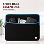 Vangoddy 17" Laptop Sleeve, Black/Blue (NBKLEA255)~#|#~BD182891-0C06-464F-96A41AC0151A610E_sc7