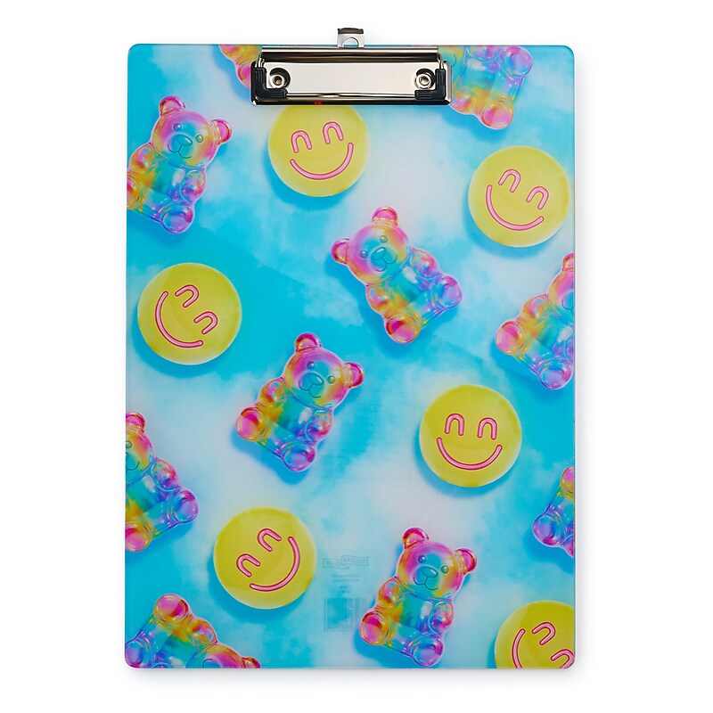 Eccolo JellyGram Plastic Clipboard, Letter Size, Multicolored (ST924B) image 1
