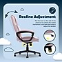 Serta Comfort Classic Ergonomic Velvet Fabric Swivel Executive Chair, Pink (CCHR10005C)~#|#~BD1B0294-A8A9-41EB-A3F8817BC6FC05D1_sc7