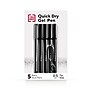 TRU RED™ Quick Dry Gel Pens, Fine Point, 0.5mm, Black, 5/Pack (TR54468)~#|#~BD1C9AB3-943F-400C-934344C36EA68489_sc7