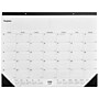 2024-2025 Staples 22" x 17" Academic Monthly Desk Pad Calendar, White/Black  (ST12952-23)~#|#~BD1FF136-6E01-443D-95B2F6BBD838F8FC_sc7