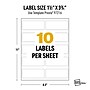 Avery UltraDuty Rectangle Multipurpose Labels, 1-1/4" x 1-3/4", White, 5000/Box (97216)~#|#~BD207435-857F-4C7F-8349C69E7AB0F107_sc7