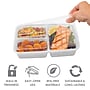 Bentgo Prep 3-Compartment Containers, Silver (BGPRP3-SV)~#|#~BD28C374-BDA4-4F20-9B20CD559F01152D_sc7