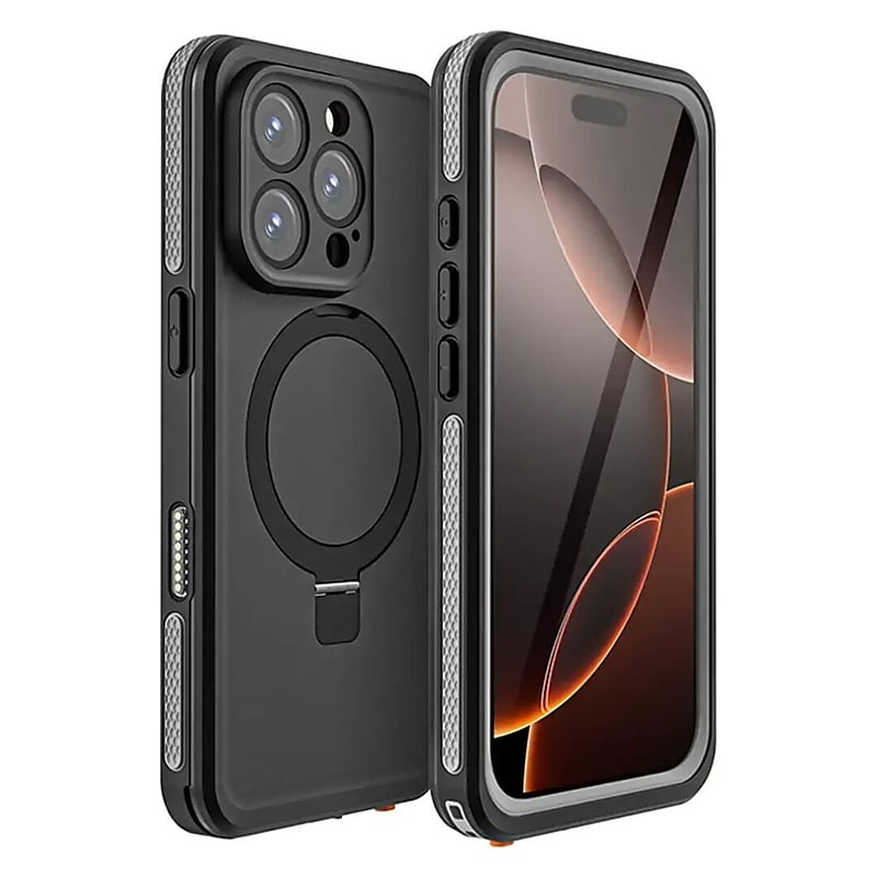 SaharaCase Oasis MagSafe Rugged Case for iPhone 16 Pro Max, Shock Absorbing, Scorpion Black (CP00706) image 1