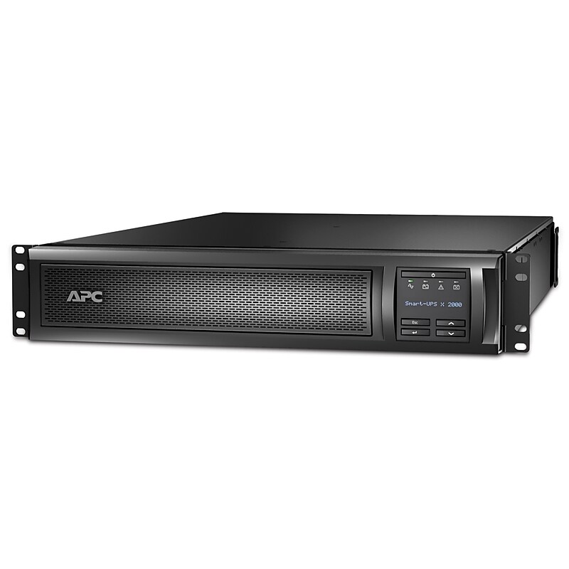 APC Smart-UPS X 2000 Rack/Tower LCD 1920VA UPS, 7-Outlets, Black (SMX2000RMLV2UNC) image 1