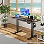 Huanuo 48"W Electric Rectangular Adjustable Standing Desk, Walnut (HNESD68WN)~#|#~BD3110AA-0553-4C16-9EC749D7BD45D504_sc7