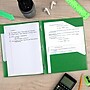 Five Star Stay-Put Plastic 2-Pocket and Prong Folder, Retro Green (340300E)~#|#~BD34B079-0D93-4295-B16B6E28BD68FDFC_sc7