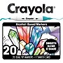 Crayola Alcohol-Based Marker, Twin Tip, Assorted Colors, 20/Pack (586803)~#|#~BD34B58C-4798-484F-92F85CD1278FB8A4_sc7