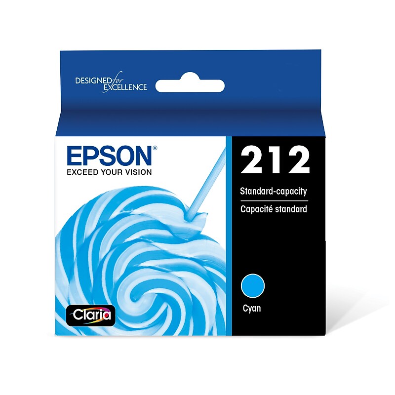Epson T212 Cyan Standard Yield Ink Cartridge (T212220-S) image 1