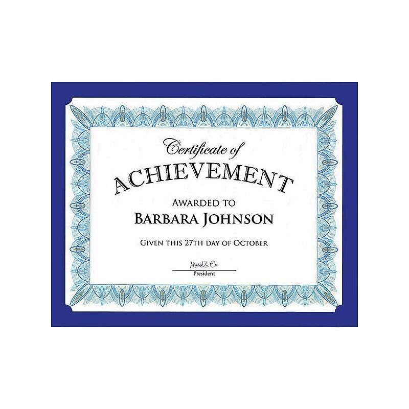 Geographics Certificate Holders, 9.5" x 12", Navy, 10/Pack (47835) image 1