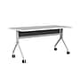 Safco Rumba Training Room Table, 30" x 60", Fashion Gray (RBA6030FLSLFNGY)~#|#~BD450B4E-BEAA-49A6-8A023D3646F8441B_sc7