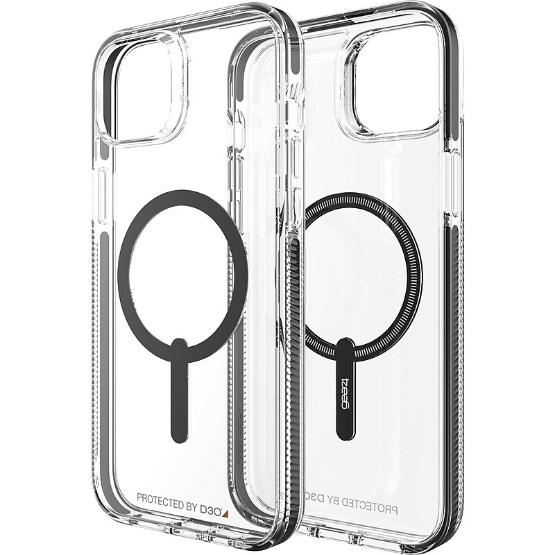 GEAR4 Santa Cruz Snap Phone Case for iPhone 14 Plus, Clear (702010120) image 1