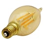 Viribright 4.5-Watts Warm White LED Bent Candle Flame Bulb, 8/Box (450137-ES)~#|#~BD4E5E34-3B91-44D6-BB0C5EAF88085EE8_sc7