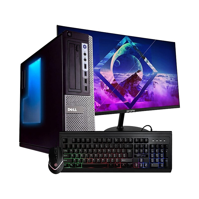 Dell OptiPlex 7010 Refurbished Desktop Computer with 24" Monitor, Intel Core i5, 16GB Memory, 500GB SSD, 1TB HDD image 1