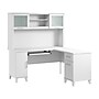 Bush Home Somerset 60"W L Shaped Computer Desk with Hutch, White (SET002WH)~#|#~BD51C492-E280-4431-BBFBF37A3DE0F99D_sc7