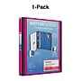 Staples Heavy Duty 1" 3-Ring Better Binder, D-Ring, Pink (ST55843-CC)~#|#~BD51ED07-05BB-49A7-AF2A17199619B056_sc7
