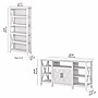 Bush Furniture Key West Console TV Stand, Screens up to 65", Pure White Oak (KWS027WT)~#|#~BD52C5B0-9826-4CED-B81B146C37A3272A_sc7