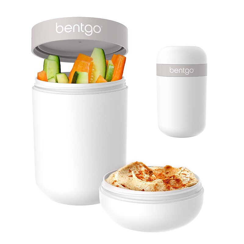 bentgo Insulated Snack Container, White, 20 oz. (BGSNKCP-W) image 1