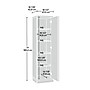 Sauder Merton Hall 71"H Storage Cabinet with 5 Shelves, Dakota Oak (443666)~#|#~BD57B17C-97BC-4752-B7D4DAF9A997DB83_sc7