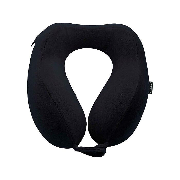 Brookstone Fleece Neck Pillow Brookstone Memory Foam Fabric Travel