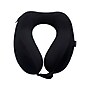Brookstone Memory Foam Fabric Travel Pillow, Black (BNPM0001)~#|#~BD5A3EA2-B79B-4BC2-9789D7A3F99D2931_sc7