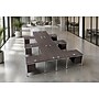 Boss Office Products Simple System 71"W L-Shaped Desk with Pedestal, Driftwood, 6/Set (SGSD023-203)~#|#~BD5AE381-246E-4A08-851C13FB980797A4_sc7