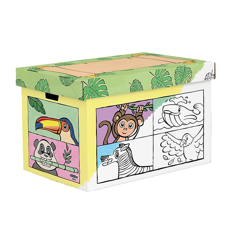 Bankers Box at Play Animal Print Toybox image 1