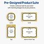 Avery Rectangle Rounded Corners Matte Blank Card, White, 20/Pack (19479370960)~#|#~BD61E0E3-319D-42CD-87677E14CA41CF10_sc7