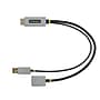 StarTech HDMI to USB A /Display Port Audio/Video Adapter, Male to Female/Male, Gray/Black (128-HDMI-DISPLAYPORT)~#|#~BD6A9E31-E218-4345-8D258493F1B484CD_sc7