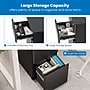 Mount-It! 3-Drawer Mobile File Cabinet, Letter/Legal Size, Lockable, 23.35"H x 11.81"W x 19.69"D, Black (MI-944B)~#|#~BD6B0125-0940-4B61-A297AFAFA754C1D3_sc7