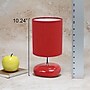 Simple Designs 10.24" LED Table Lamp, Red (LT2005-RED-LB)~#|#~BD6EDB99-65B0-4A24-9DFBEE940D81CE2C_sc7