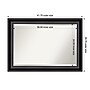 Amanti Art Grand Black Frame Wall Mirror, 29.75" x 41.75" (A42674593655)~#|#~BD7416E7-1E41-4E17-A08A343D503C7924_sc7