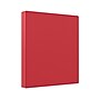 Staples 1 1/2" 3-Ring Non-View Binder, Red (ST26583-CC)~#|#~BD777F7C-6341-4D34-B33A1F9F5700E3AA_sc7