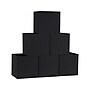 Household Essentials 11" x 11" Bin Storage, Black, 6/Set (432-1)~#|#~BD7C3674-3683-4415-86C8318C259DC2CE_sc7