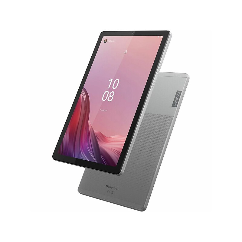 Lenovo Tab M9 1st Generation 9" Tablet, Wi-Fi 5, 64GB, Android 12, Arctic Grey (ZAC40073US) image 1