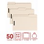 Staples Reinforced Classification Folder, 3/4" Expansion, Legal Size, Manilla, 50/Pack (ST62737)~#|#~BD8302A2-F308-4EAE-B7904EE9E8D2E7AC_sc7