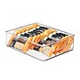 iDESIGN Small Stackable Plastic Storage Bin, Clear (63698)~#|#~BD830A22-372C-42B3-8AD025D71C01AFE6_sc7