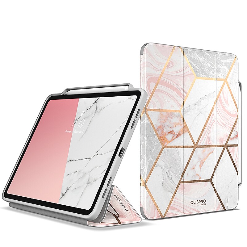 i-Blason Cosmo Plastic 13" Fashion Case for iPad Pro 7th Generation, Marble image 1