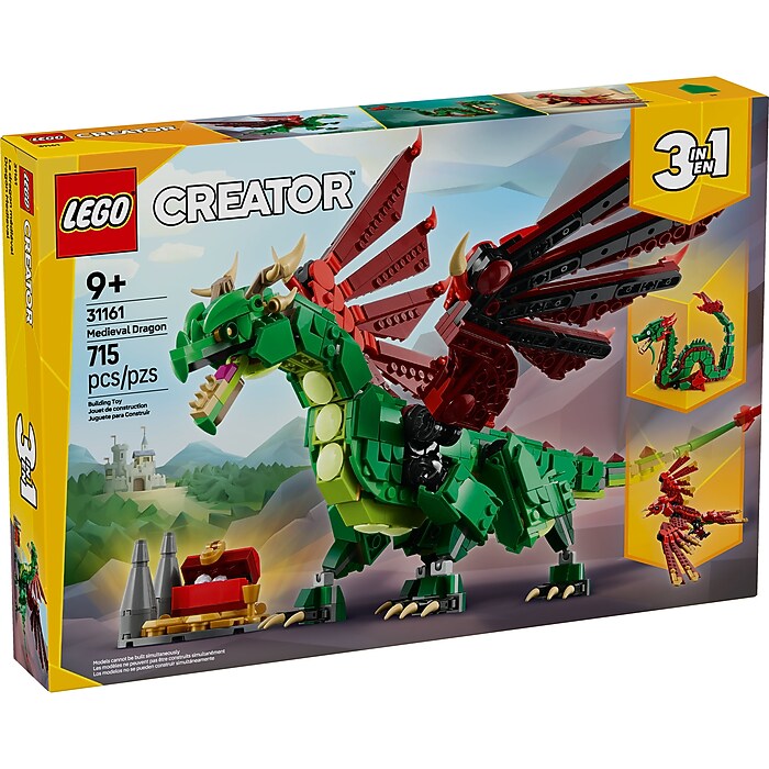 LEGO Creator Medieval Dragon, 715 Pieces (31161) | Staples