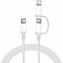 4XEM 2-in-1 USB-C with Lightning Adapter Charging Kit for Apple iPhone/Ipad/iPod, White (4X30W2N1KIT3)~#|#~BD9065AC-BA42-4D90-A6DD06D8459ABCA1_sc7