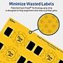 Avery Cigar Laser/Inkjet Multipurpose Labels, 1.5" x 3.5", Bright Yellow (800/Box)~#|#~BD948A36-C0CE-4AB2-8B32E80176543553_sc7