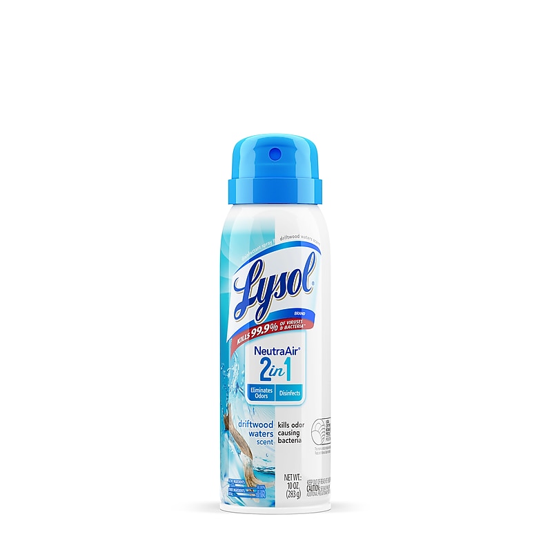 Lysol Neutra Air 2 in 1 Aerosol Air Freshener, Driftwood Waters Scent, 10 oz. (19200-98293) image 1