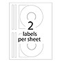 Avery Inkjet Media Labels, White Matte, 40 Disc and 80 Spine Labels/Pack (8692)~#|#~BD9B95F0-E81D-46FE-AAEBE8FD6F3999AC_sc7