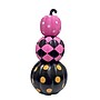 Haunted Hill Farm 2.4-Ft. Polka Dot Checkerboard Summerween Pumpkin Stack Halloween Decoration (HHRS028-0PMP-MLTSW)~#|#~BD9F3D80-FA7D-4EBB-97002468D51FCF31_sc7
