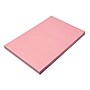 Prang 12" x 18" Construction Paper, Pink, 100 Sheets/Pack, 5 Packs/Bundle (PAC7008-5)~#|#~BDA02968-A02E-45F8-BE38B642368D2ED5_sc7